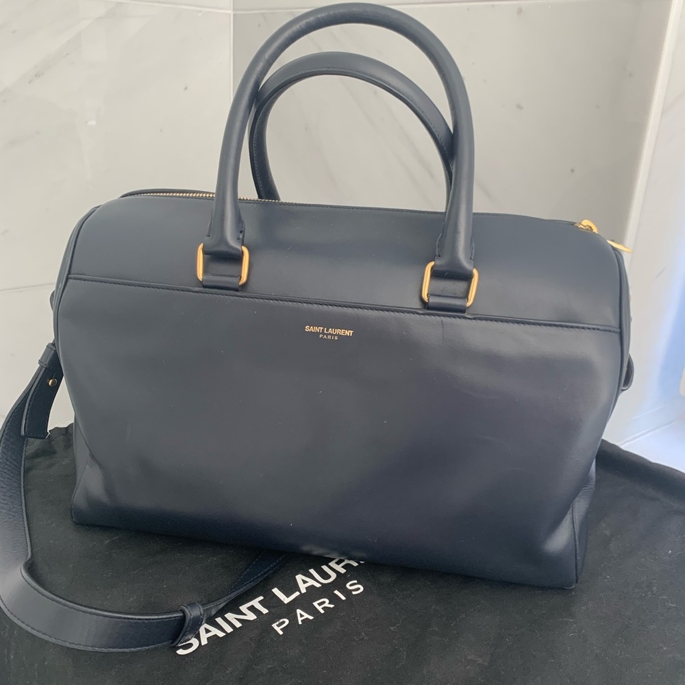 Saint Laurent navy shoulder bag